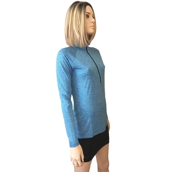 Under Armour Top Heat Gear Half Β½ Zip Front Pullover Shirt Active Wear Jacket - Picture 9 of 16